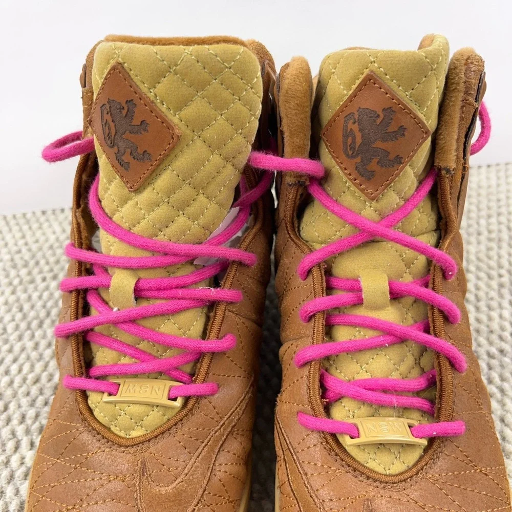 Nike LeBron Xi NSW‎ Lifestyle Hazelnut 616766-200 High Top Sneakers Size 7